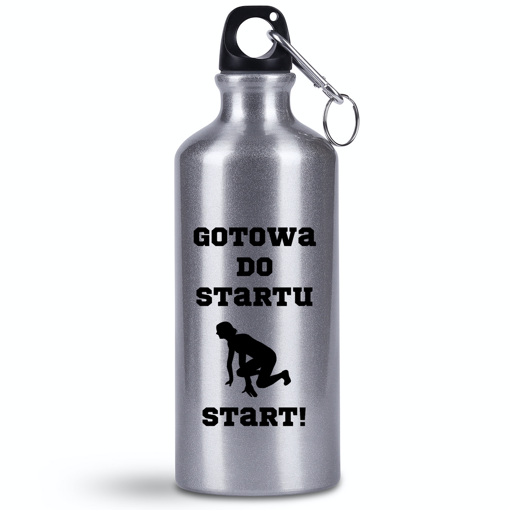 Bidon 500 ml z nadrukiem dla biegaczki – bieganie #4