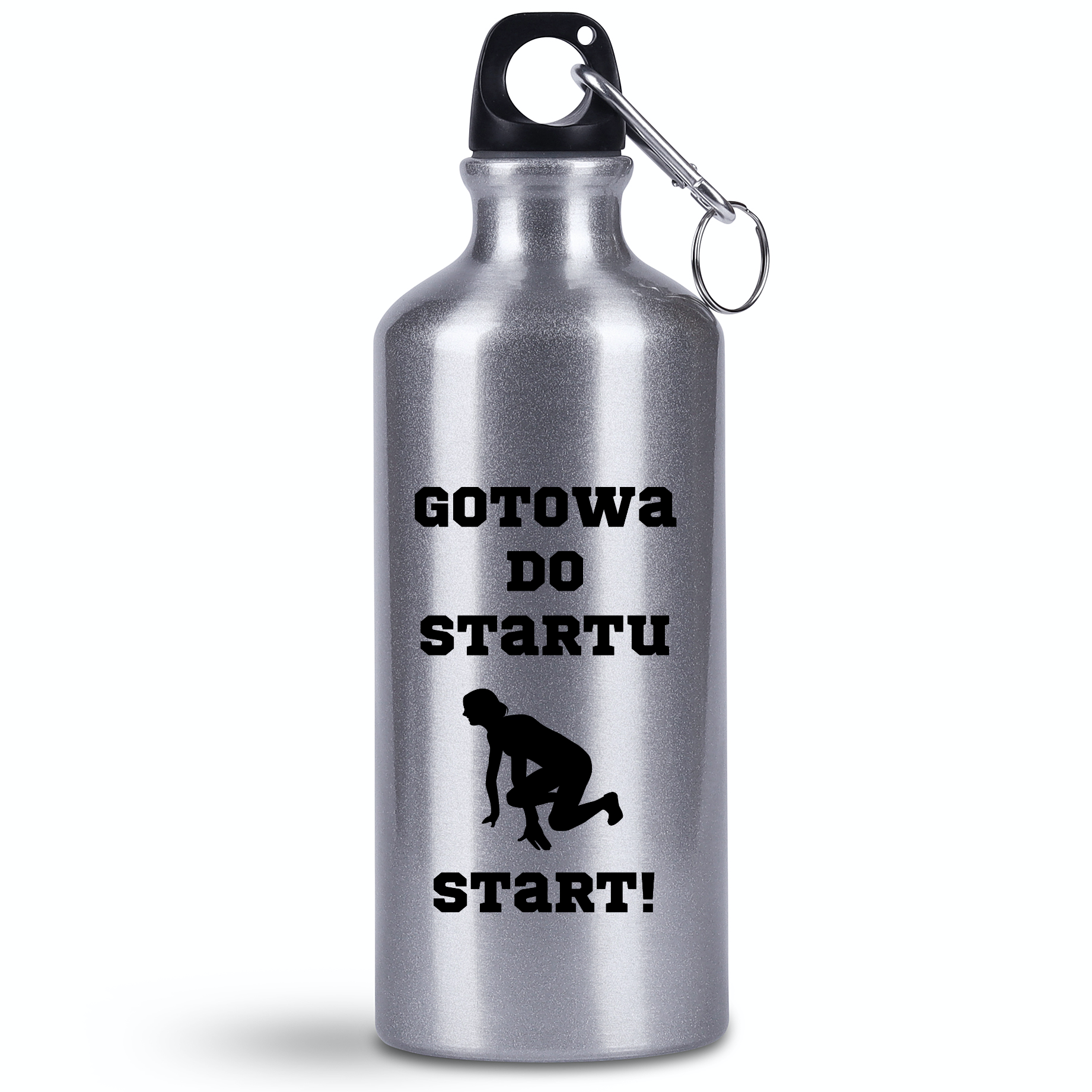 Bidon 500 ml z nadrukiem dla biegaczki – bieganie #4