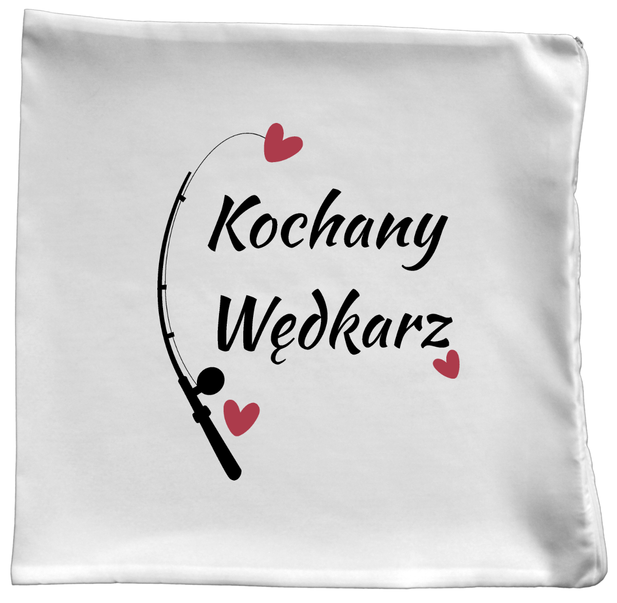 Poduszka z nadrukiem "Kochany Wędkarz" - wędkarstwo #1