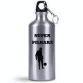 Butelka srebrna 500 ml z napisem "Super Piłkarz" – piłka nożna #3
