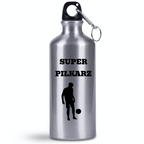 Butelka srebrna 500 ml z napisem "Super Piłkarz" – piłka nożna #3