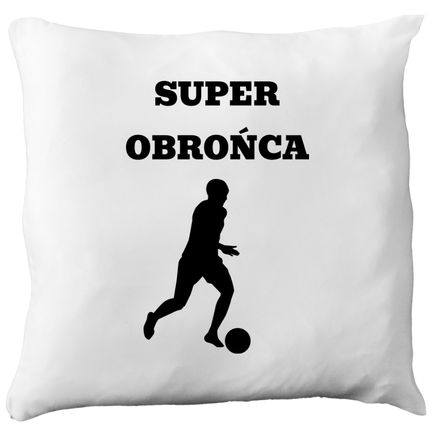Poduszka z nadrukiem "Super Obrońca" – piłka nożna #14