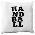 Poduszka dla kibica piłki ręcznej z czarnym napisem "HANDBALL" #6