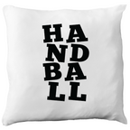 Poduszka dla kibica piłki ręcznej z czarnym napisem "HANDBALL" #6