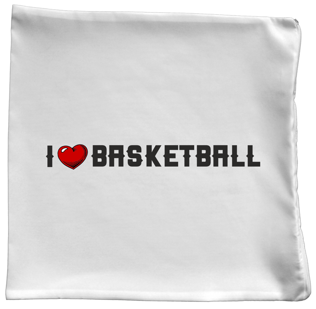 Poduszka z nadrukiem "I LOVE BASKETBALL" #3