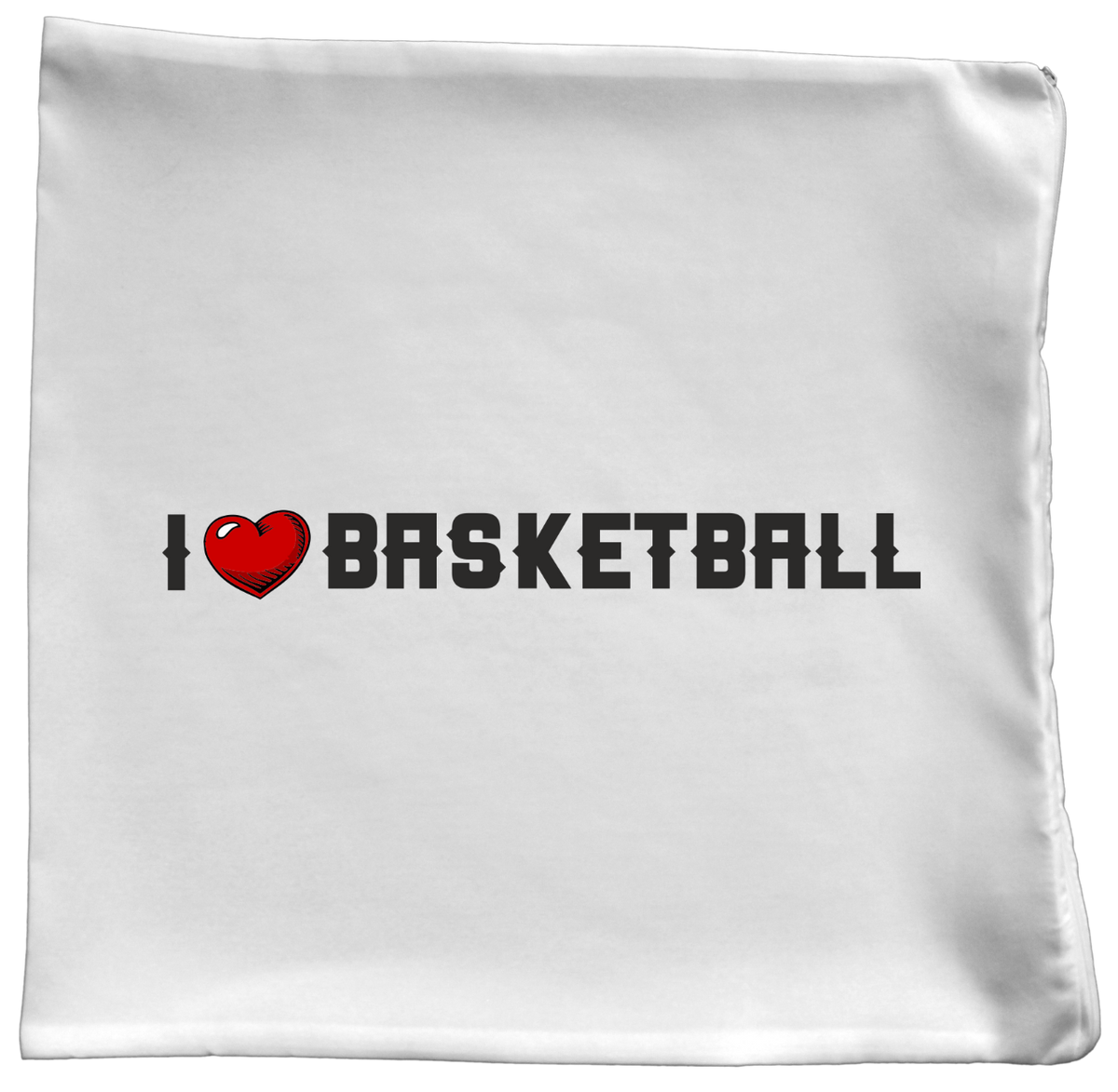 Poduszka z nadrukiem "I LOVE BASKETBALL" #3