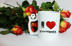 Kubek z piłką i nadrukiem "I LOVE FOOTBALL" #3
