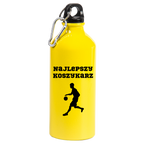 Bidon żółty 600 ml – koszykówka z napisem "Najlepszy Koszykarz" #4