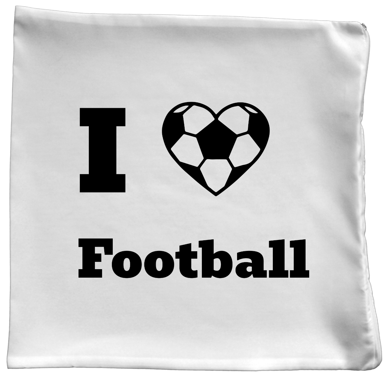Poduszka z nadrukiem "I Love Football" #6