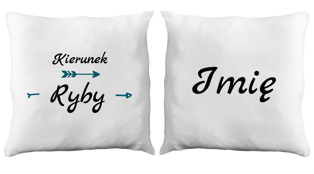 Poduszka z nadrukiem "Kierunek ryby" - wędkarstwo #3