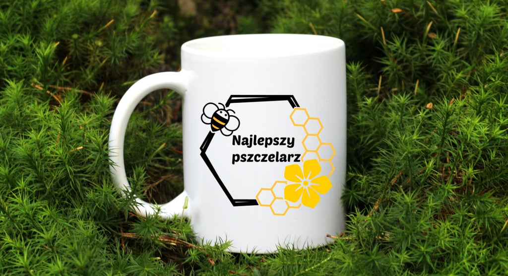 Kubek biały dla pszczelarza "Najlepszy pszczelarz" #12