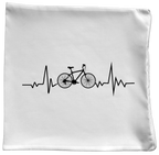 Poduszka z grafiką "Rowerowe EKG, linia życia" – dla rowerzystów #4