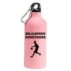 Butelka różowa 600 ml z napisem "Najlepszy Koszykarz" – koszykówka #4