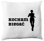 Poduszka dla biegaczki – z nadrukiem "Kocham Biegać" – bieganie #4