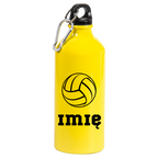 Bidon żółty 600 ml z grafiką piłki i imieniem do wyboru #3