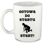Kubek biały prezent dla miłośniczki biegania #5