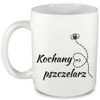 Kubek biały dla pszczelarza "Kochany pszczelarz" #6