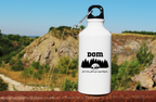 Butelka biała 400 ml z nadrukiem „Dom jest tam, gdzie go zaparkujesz” – podróż, wyprawa #6