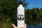 Butelka biała 800 ml z nadrukiem „Najlepszy Grzybiarz” – na grzyby, do lasu #4