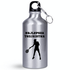 Butelka srebrna 400 ml z napisem "Najlepsza Tenisistka" #3