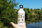 Butelka biała 400 ml z nadrukiem „Atlas Grzybów”– na grzyby #7