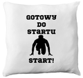Poduszka dla biegacza – z nadrukiem "Gotowy do startu start!" – bieganie #6