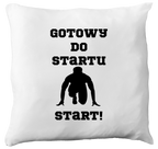 Poduszka dla biegacza – z nadrukiem "Gotowy do startu start!" – bieganie #6