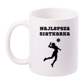 Kubek biały z nadrukiem "Najlepsza Siatkarka" #6