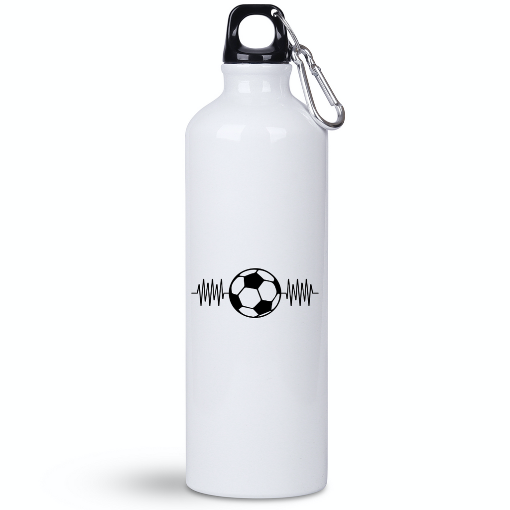 Butelka biała 800 ml z grafiką piłkarskie EKG – piłka nożna #13