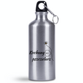 Butelka srebrna 500 ml z nadrukiem „Kochany pszczelarz” – pszczelarstwo #6