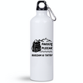 Butelka biała 800 ml z nadrukiem "Pakuję plecak, ruszam w Tatry" - góry, Podhale, Zakopane #1