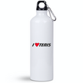 Bidon biały 800 ml z napisem "I LOVE TENIS" #1