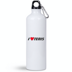 Bidon biały 800 ml z napisem "I LOVE TENIS" #1