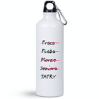Butelka biała 800 ml z grafiką tatrzańska wykreśla - Zakopane, Podhale, góry #6