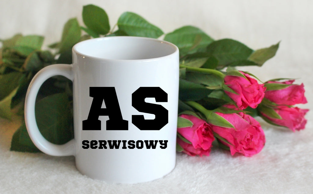 Kubek biały 330 ml z napisem "AS SERWISOWY" #7