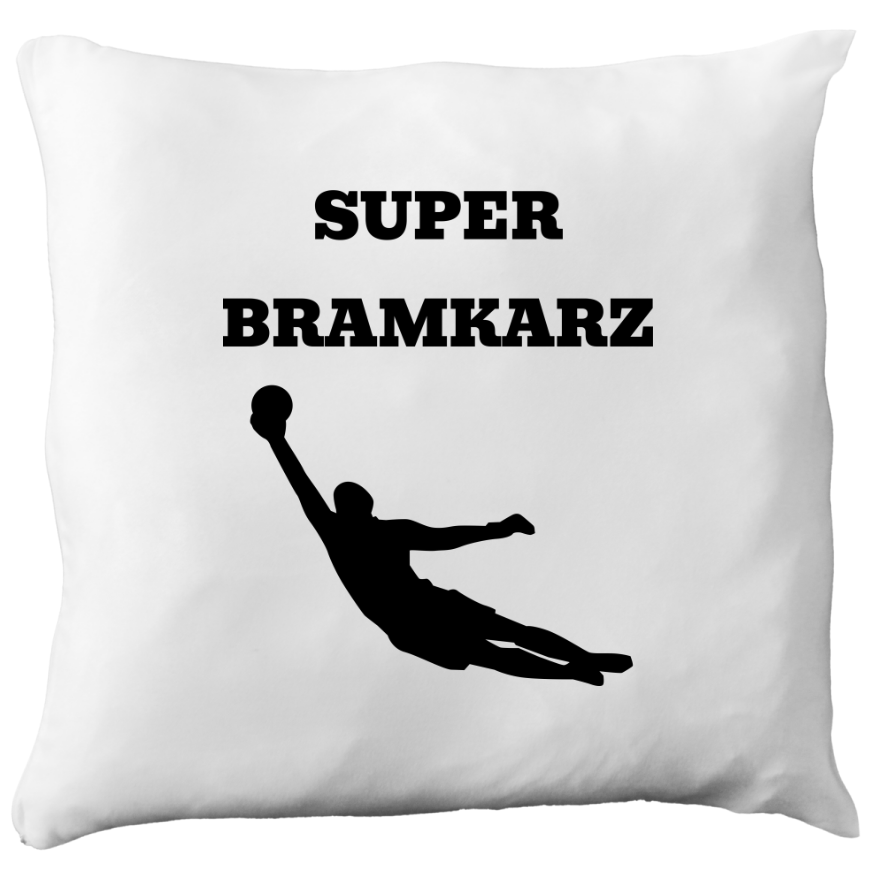 Poduszka z nadrukiem "Super Bramkarz" – piłka nożna #14