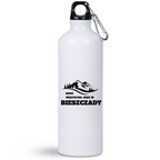 Butelka biała 800 ml z nadrukiem „Rzuć wszystko, jedź w Bieszczady” #2