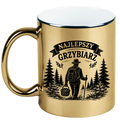 Kubek złoty z nadrukiem „Najlepszy Grzybiarz” – na grzyby #4