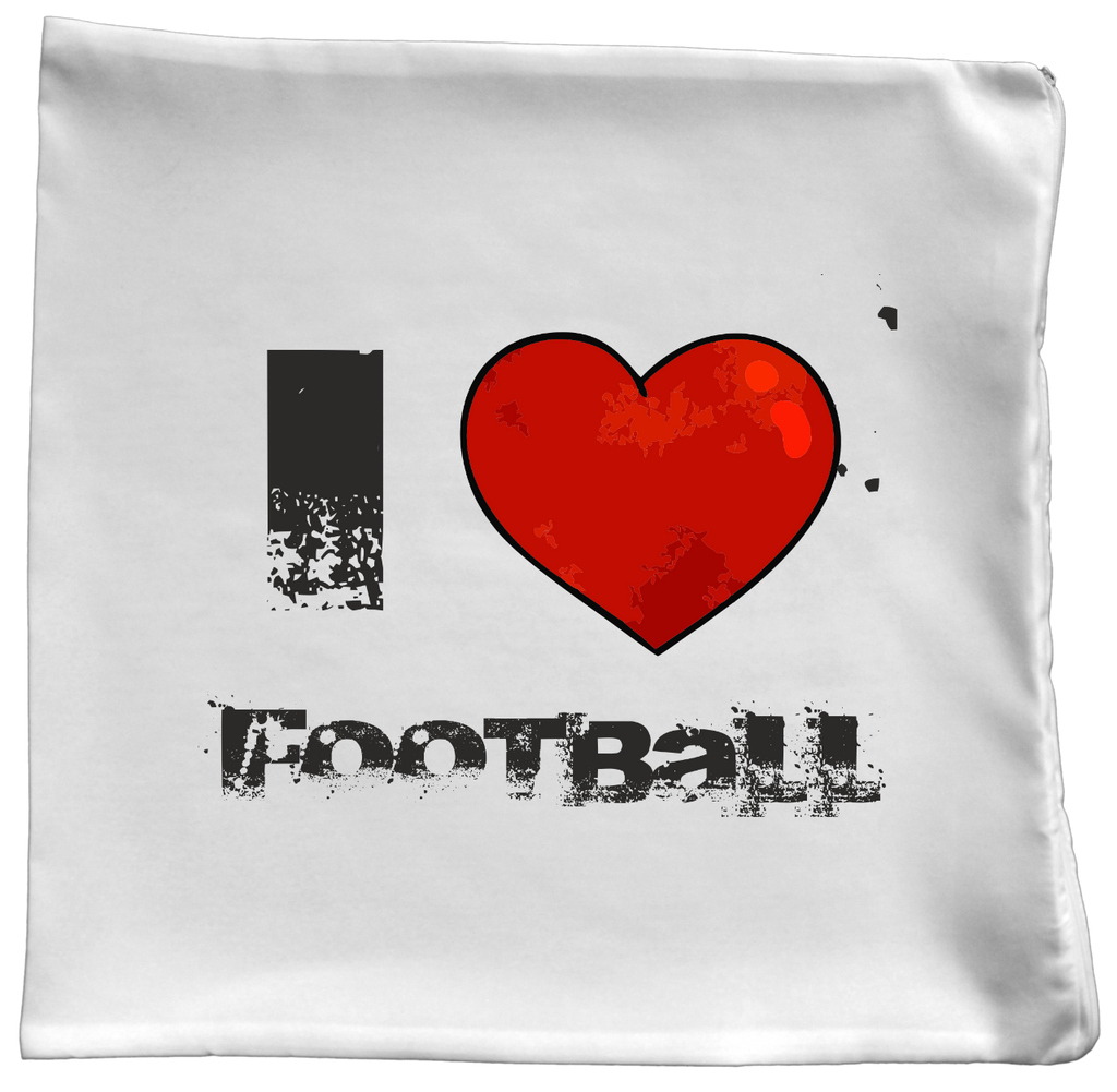 Poduszka z nadrukiem "I LOVE FOOTBALL" - piłka nożna #3
