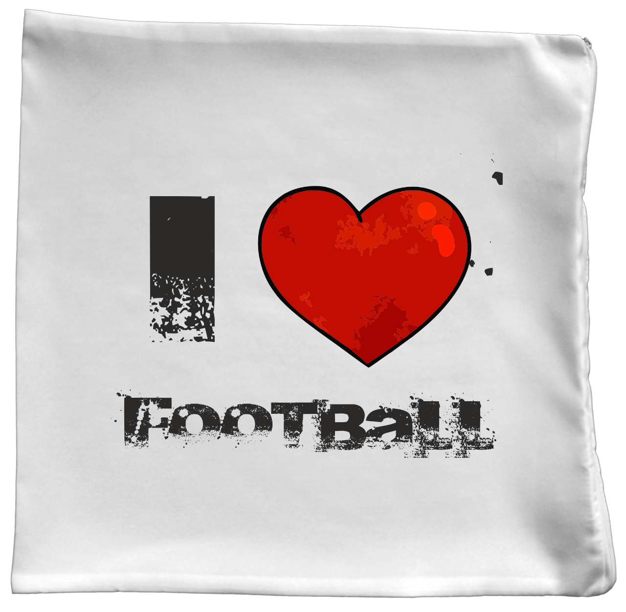 Poduszka z nadrukiem "I LOVE FOOTBALL" - piłka nożna #3