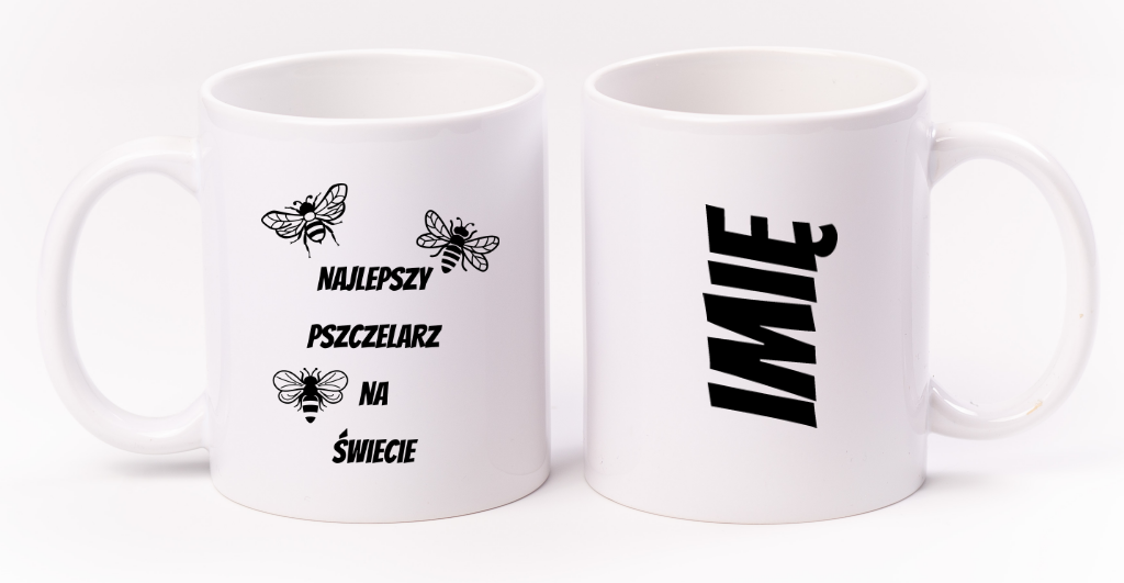 Kubek biały dla pszczelarza "Najlepszy pszczelarz na świecie" #1