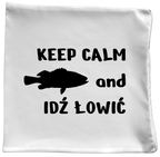 Poduszka z nadrukiem "KEEP CALM and IDŹ ŁOWIĆ" - wędkarstwo #5