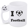 Kubek z piłką i nadrukiem "I Love Football" - piłka nożna #6