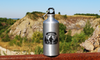 Bidon srebrny 500 ml z nadrukiem „Najlepszy Grzybiarz” – na grzyby #4