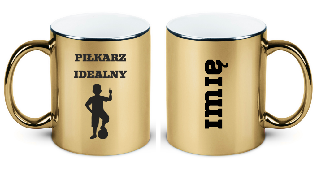 Kubek biały z nadrukiem "Piłkarz Idealny" – piłka nożna #6