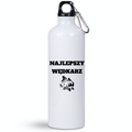 Butelka biała 800 ml z nadrukiem "Najlepszy wędkarz" – wędkarstwo #7