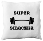 Poduszka z nadrukiem „Super Siłaczka” – siłownia #2