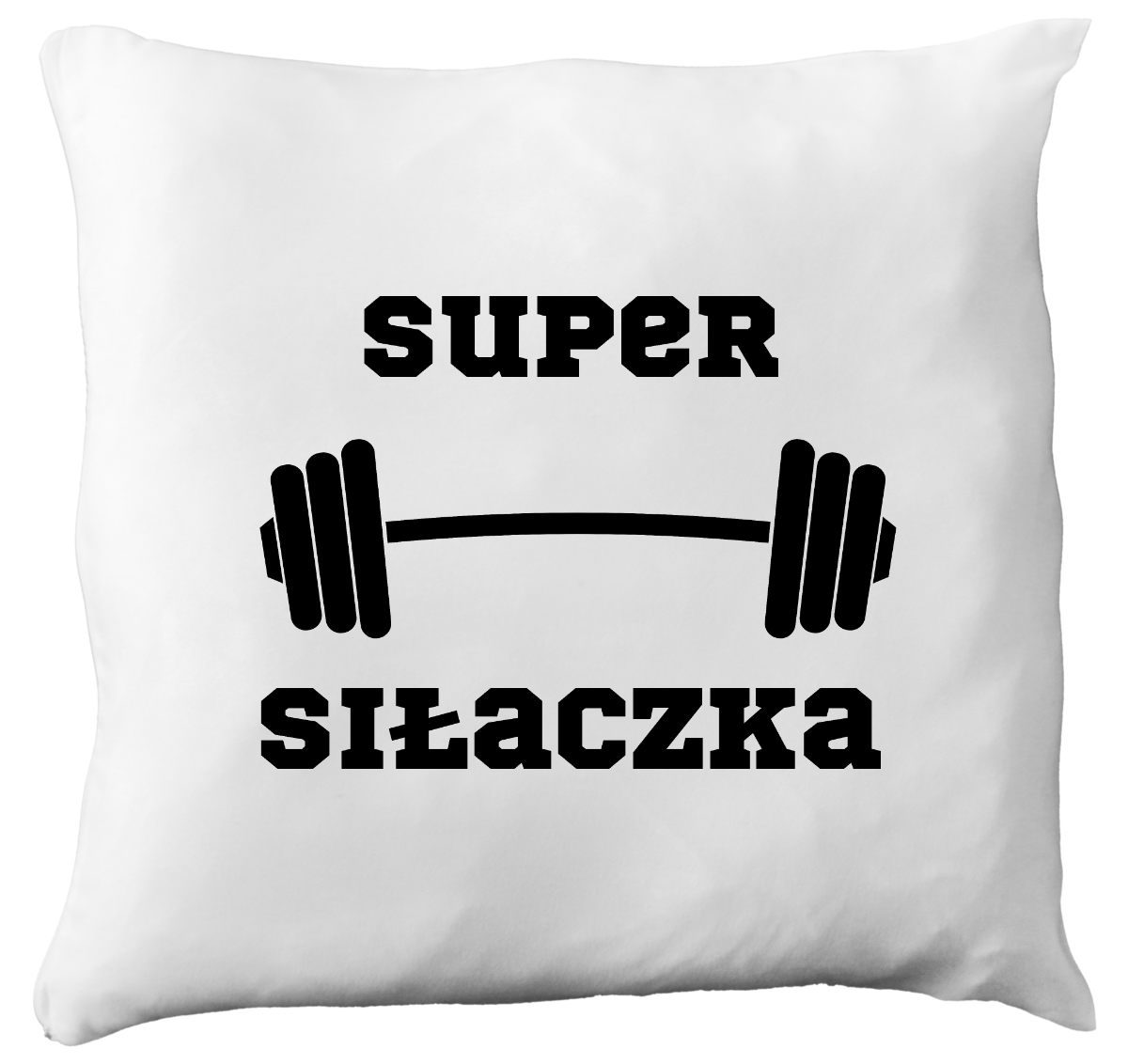 Poduszka z nadrukiem „Super Siłaczka” – siłownia #2