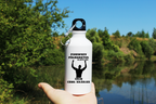 Bidon biały 400 ml z pamiątka po pierwszym półmaratonie + czas i imię – bieganie #9