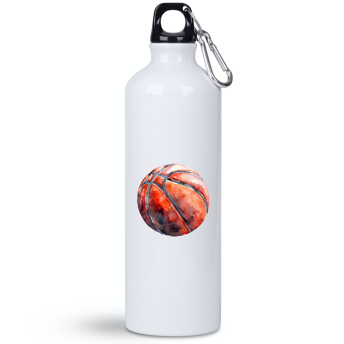 Butelka 800 ml z grafiką piłki do kosza oraz imieniem do wyboru – koszykówka #4